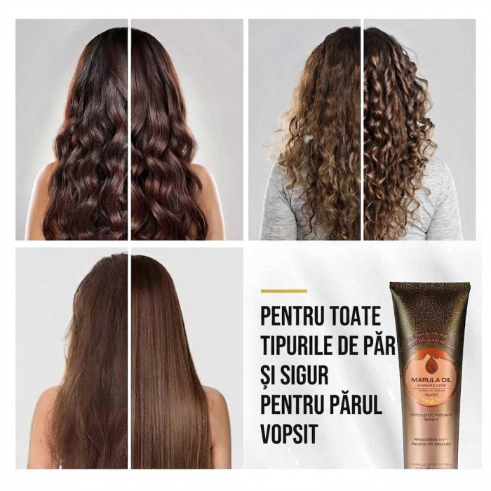 Masca Profesionala de Par pentru Reparare Intensiva cu Ulei de Marula, 300 ml-big