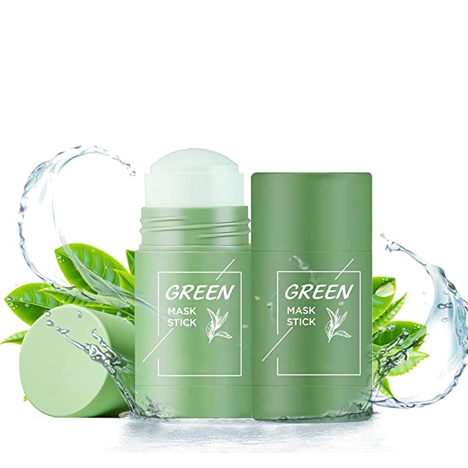 Masca Stick pentru Ten cu Ceai Verde si Argila, Anti-acnee, impotriva Excesului de Sebum, Anti-inflamator, Anti-pori dilatati-big