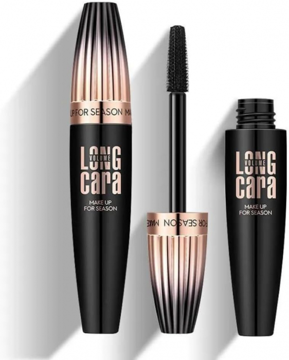 Mascara 4D Aliver Professional Long Volume, Rezistenta de lunga durata, Negru,10 ml-big