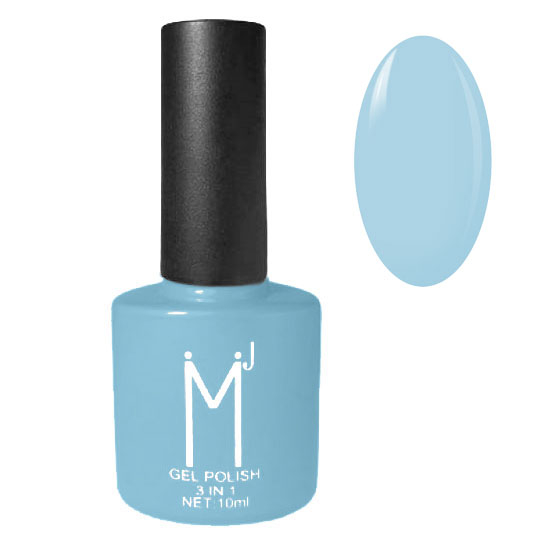 Oja semipermanenta 3 in 1, MJ Gel Polish, Nuanta 048 Blue Sky, 10 ml