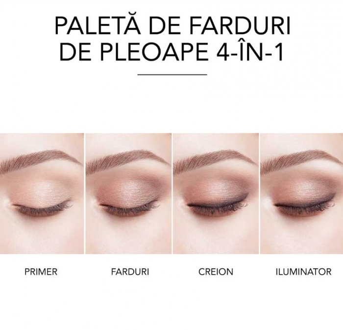 Paleta de Farduri 4 in 1 Bourjois Paris Place de L'Opera 01 Rose Nude Edition, 7.68 g-big