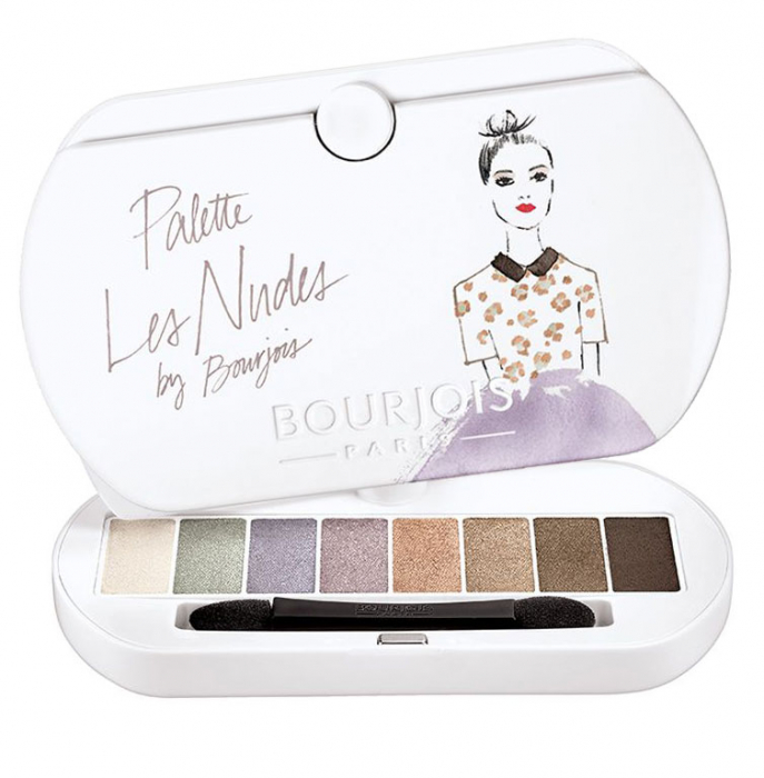 Paleta de Farduri Bourjois Paris Les Nudes Eyeshadow Palette, 01 Les Nudes