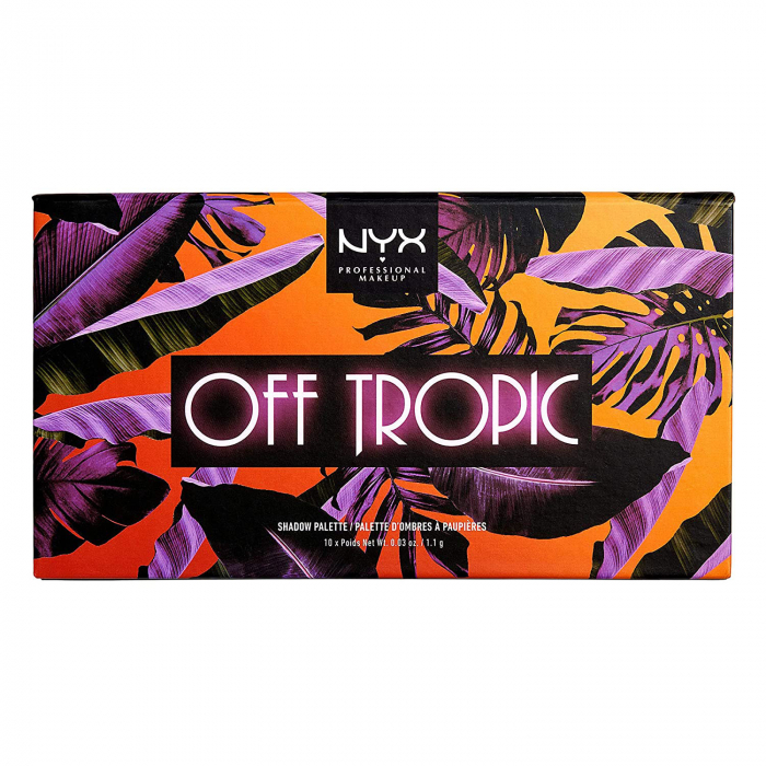 Paleta de farduri NYX Professional Makeup Off Tropic Shifting Sand, 10 x 1.1 g-big