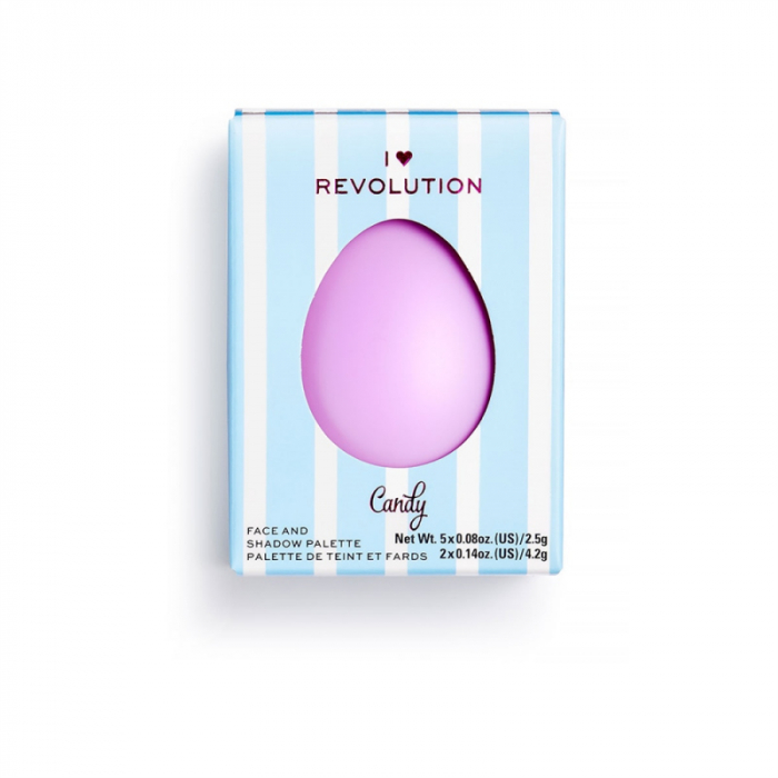 Paleta machiaj Makeup Revolution I ♥ Revolution Easter Egg Face and Shadow Palette, Candy-big