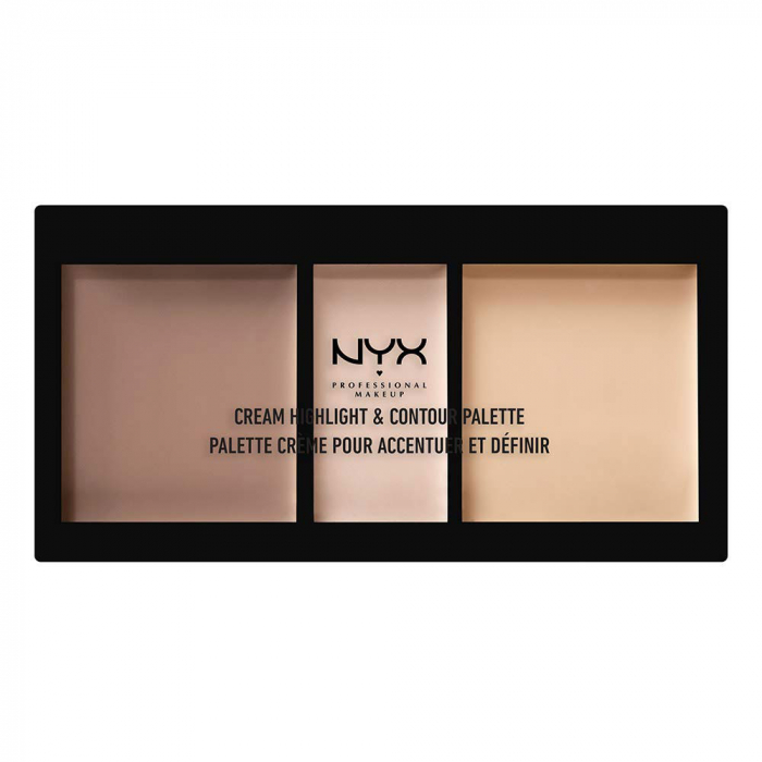 Paleta Pentru Conturarea Fetei NYX Professional Makeup Highlight Contour, Light