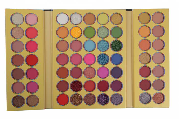 Paleta Profesionala de Farduri Fabbla Color Eyeshadow & Highlight, 63 Culori-big
