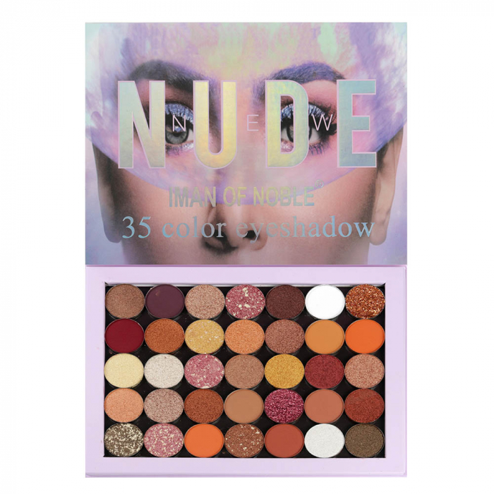 Paleta Profesionala de Farduri Iman Of Noble, 35 Color Eyeshadow Palette, 35 x 1.5 g-big