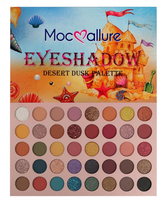 Paleta Profesionala De Farduri Mocallure 40 Eyeshadow Palette, Desert Dusk, 40 X 1 G