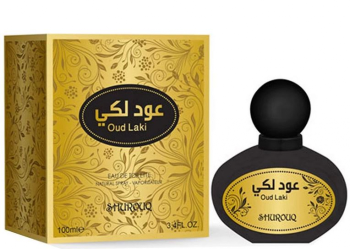 Parfum arabesc unisex, Oud Laki by SHUROUQ EDT, 100 ml