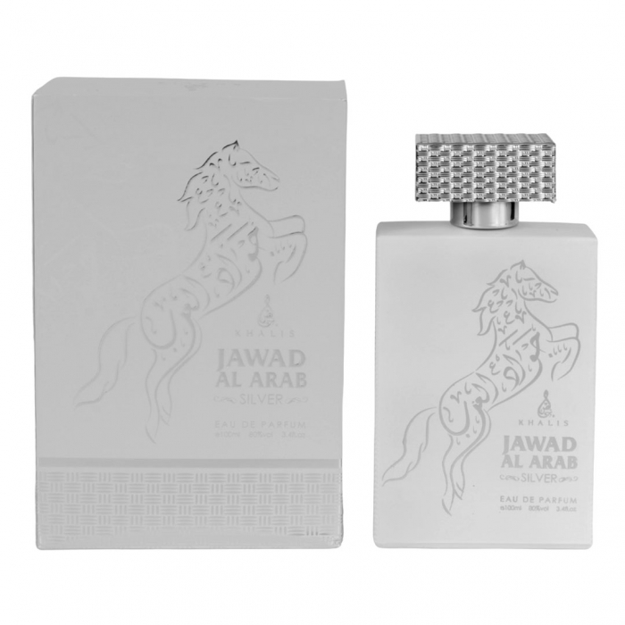 Parfum arabesc unisex Jawad Al Arab Silver By Khalis Eau De Parfum, 100 ml-big
