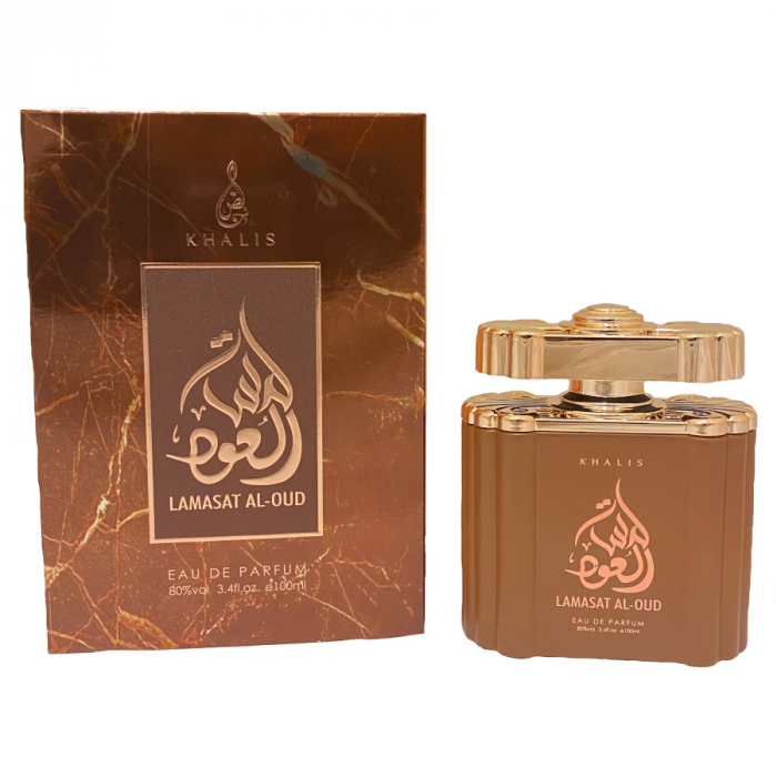 Parfum arabesc unisex Lamasat Al-Oud By Khalis Eau De Parfum, 100 ml-big