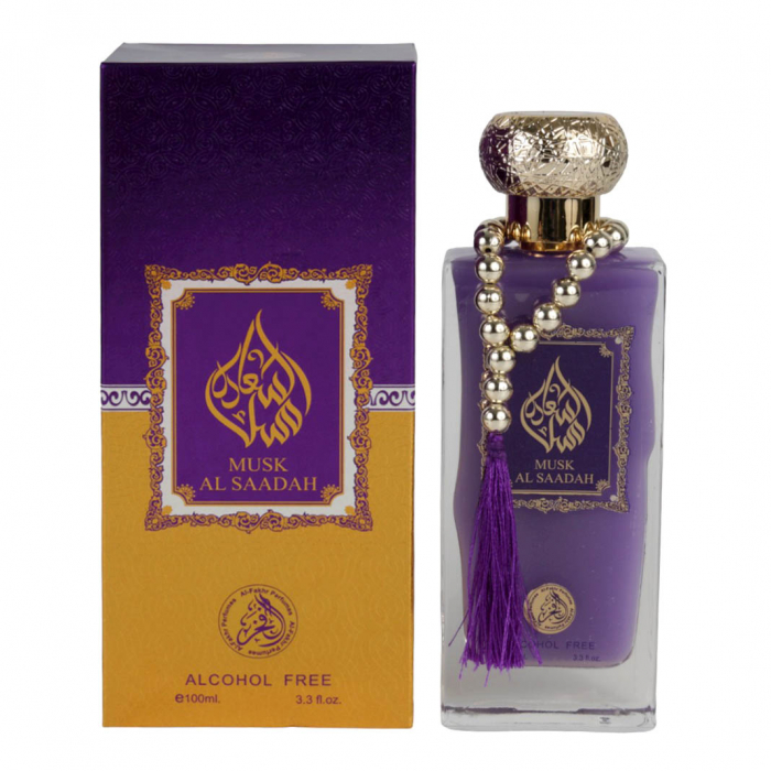 Parfum indian fara alcool, unisex, Musk Al Saadah by Al-Fakhr Eau de Parfum, 100 ml-big