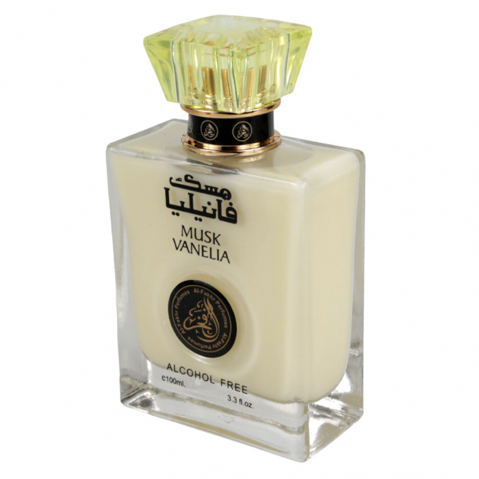 Parfum indian fara alcool, dama, Musk Vanelia by Al-Fakhr, 100 ml-big