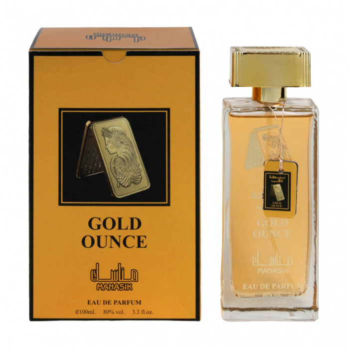 Parfum indian unisex Gold Ounce by Manasik Eau De Parfum, 100 ml-big