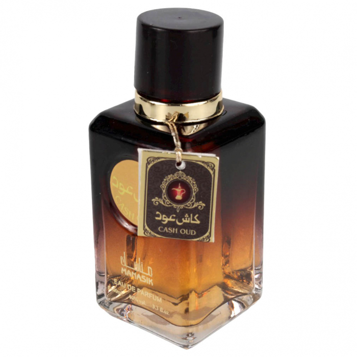 Parfum oriental unisex Cash Oud by Manasik Eau De Parfum, 100 ml-big