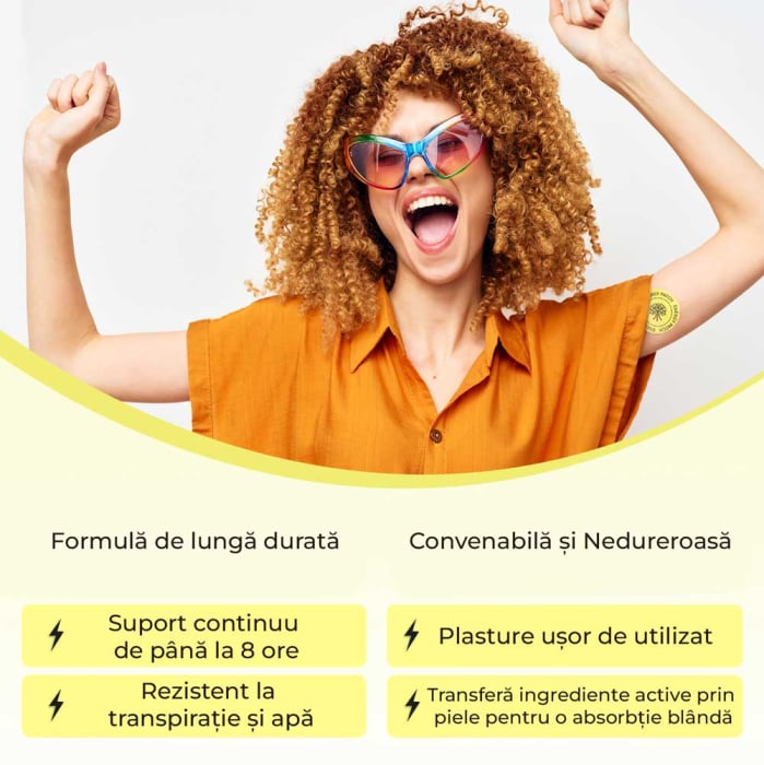 Plasturi Energie - Claritate Mentala, Focus si Vitalitate, 30 buc-big