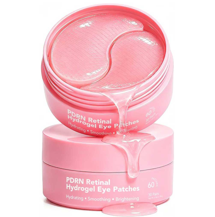 Plasturi Hidrogel pentru Ochi cu PDRN, Retinal si Niacinamide, 60 buc (30 perechi)-big