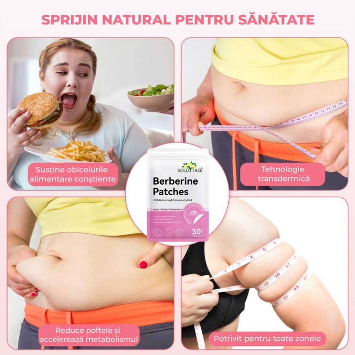 Plasturi Slabit cu Berberina – Controlul Poftelor si Reducerea Apetitului, 30 buc-big