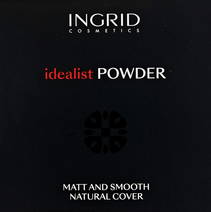 Pudra Compacta cu aspect mat Ingrid Cosmetics Idealist Powder, nr. 01, 7 g-big