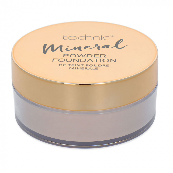 Pudra minerala anti-sebum Technic Mineral Powder Foundation Porcelain, 10 g-big
