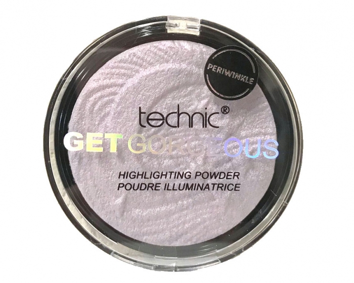 Iluminator Cu Particule Irizante Technic Get Gorgeous Highlighting Powder - Periwinkle, 12 gr