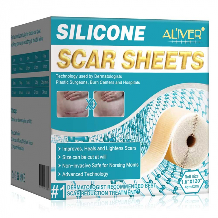 Rola din Silicon Medical pentru Cicatrici, Premium, Reutilizabila, 4 cm x 3 m