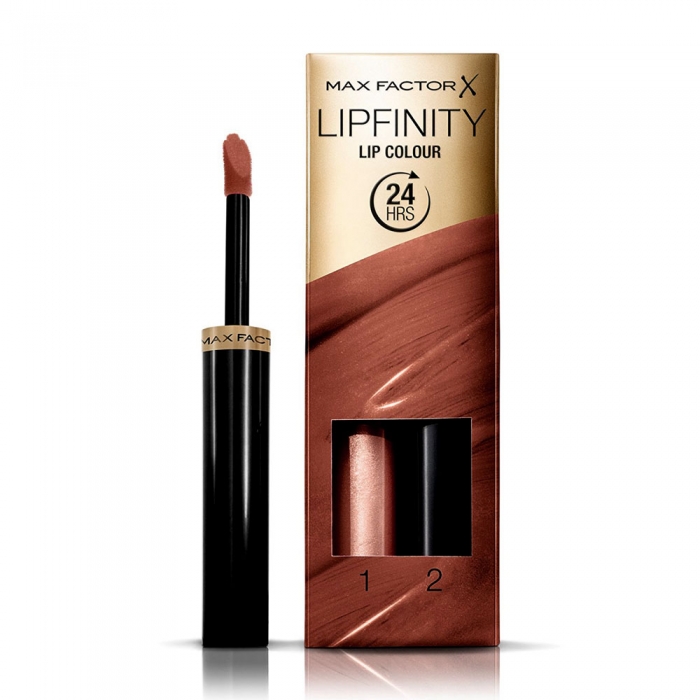 Ruj de buze rezistent la transfer Max Factor Lipfinity, 355 Ever Lustrous, 2.3 ml + 1.9 g