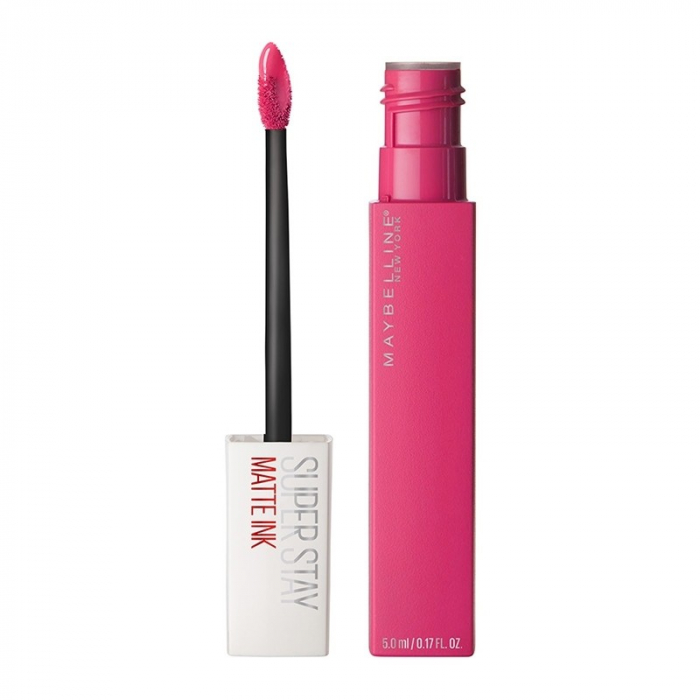 Ruj lichid mat rezistent la transfer Maybelline New York SuperStay Matte Ink, 30 Romantic, 5 ml