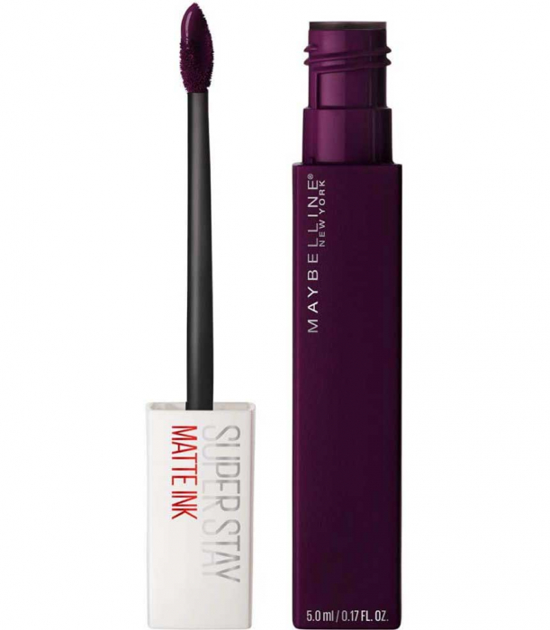 Ruj lichid mat rezistent la transfer Maybelline New York SuperStay Matte Ink, 45 Escapist, 5 ml