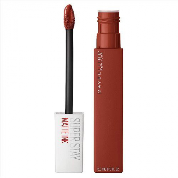 Ruj lichid mat rezistent la transfer maybelline new york superstay matte ink, 117 ground-breaker, 5 ml