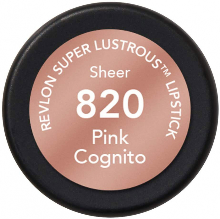 Ruj Revlon Super Lustrous Lipstick, 820 Pink Cognito, 4.2 g-big