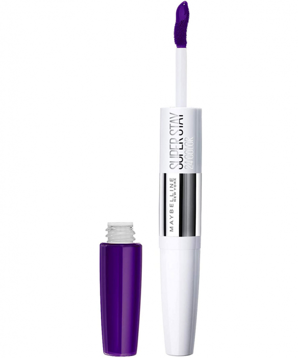 Ruj rezistent la transfer Maybelline New York Superstay 24H, 800 Purple