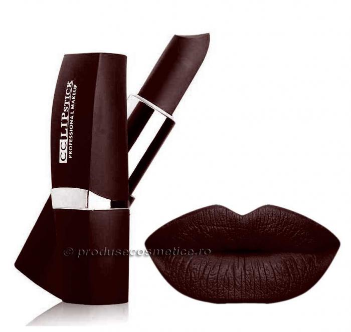Ruj Mat Profesional Kiss Beauty CC Lips - 23 Vampire Wine-big