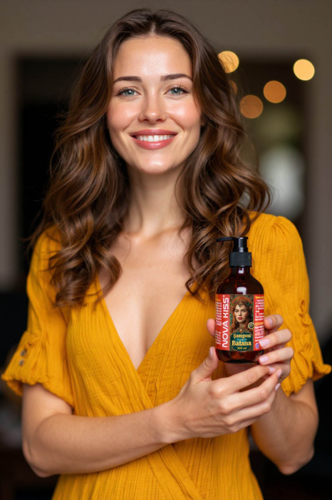 Sampon cu Ulei de Batana pentru Cresterea si Regenerarea Parului NOVA KISS®, Premium, 300 ml-big