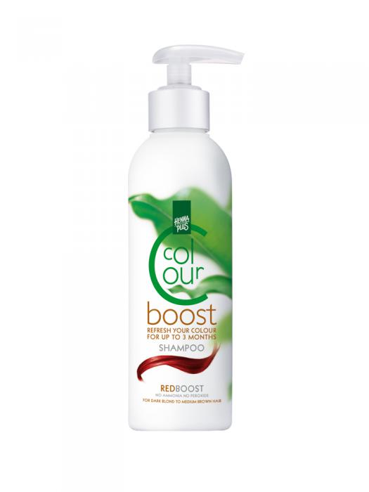 Sampon colorant HennaPlus Colour Boost, Red - 200 ml