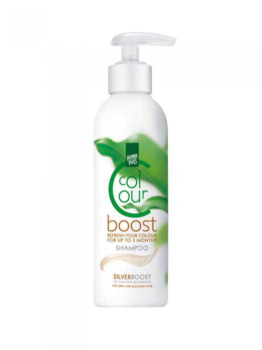 Sampon colorant HennaPlus Colour Boost, Silver - 200 ml