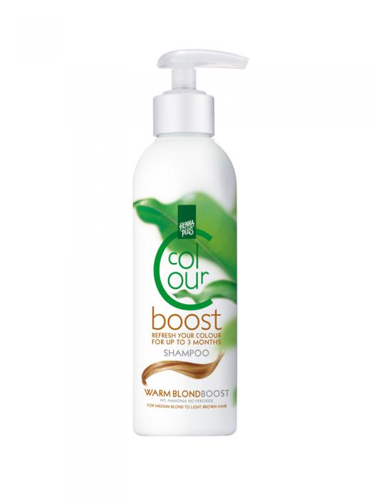 Sampon colorant HennaPlus Colour Boost, Warm Blond - 200 ml