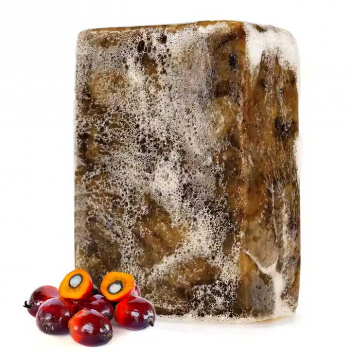 Sapun Negru African pentru Ten, 100% Natural, Raw, Nerafinat & Handmade cu Vitamina A, D, E si K, 100 g-big