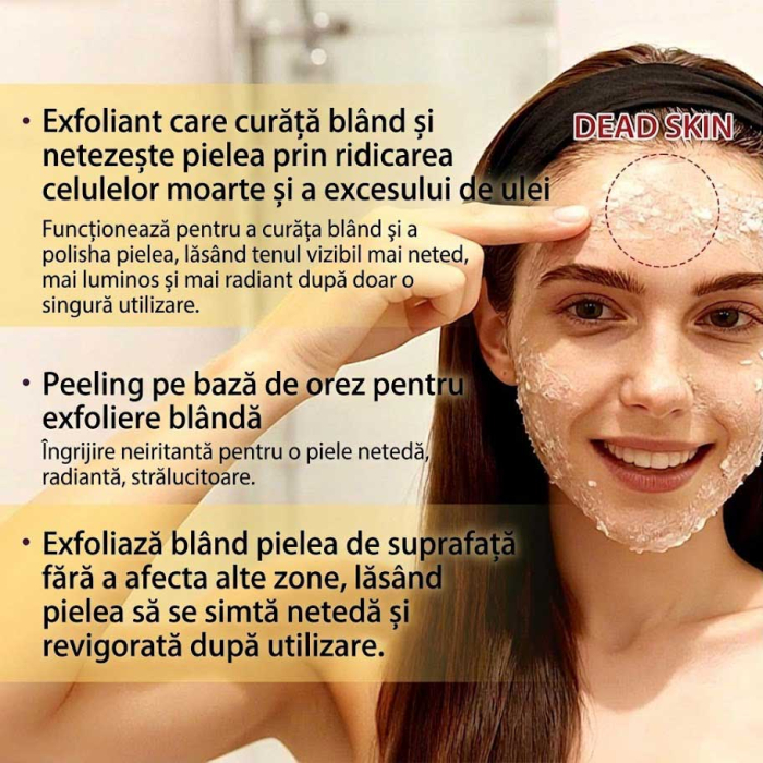 Ser Exfoliant Iluminator cu Apa de Orez Brun si Niacinamide, 100ml-big