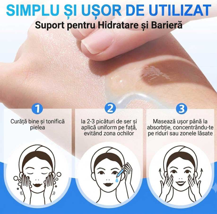 Ser Intensiv Anti-Rid cu Peptide de Cupru si Acid Hialuronic - Fermitate si Hidratare, 60 ml -big