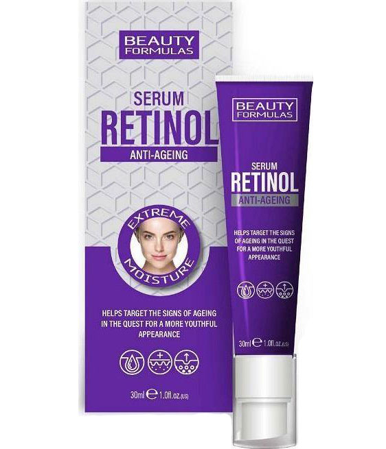 Ser facial antirid cu retinol beauty formulas, 30 ml