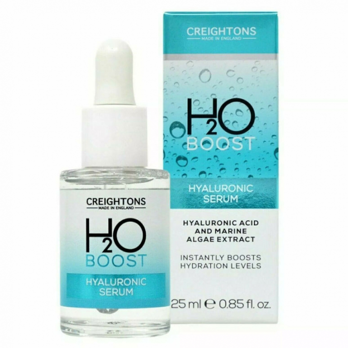 Ser facial hidratant cu Acid Hialuronic si extract de Alge Marine CREIGHTONS H2O Boost, 30 ml-big