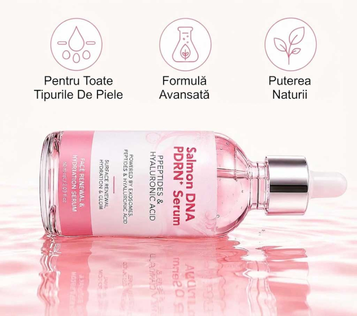 Ser Facial Anti-Rid cu PDRN din ADN de Somon, Exozomi si Peptide, 60 ml -big