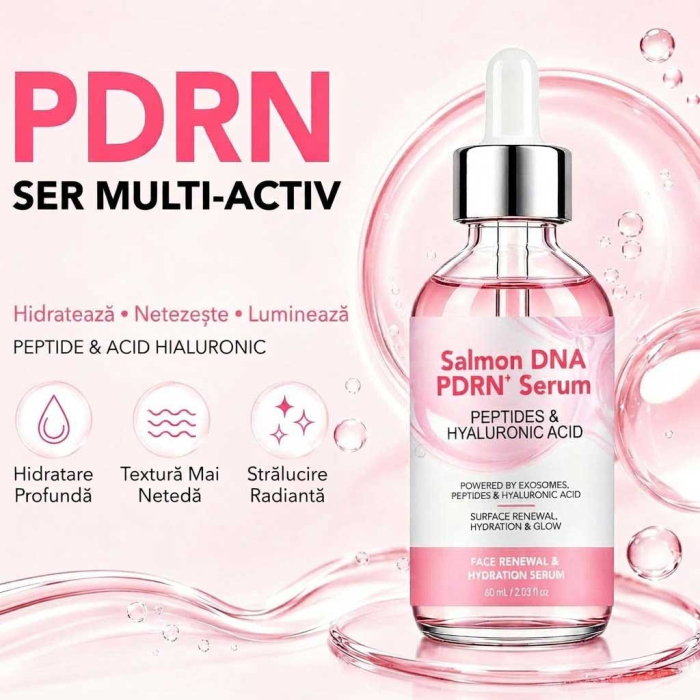Ser Facial Anti-Rid cu PDRN din ADN de Somon, Exozomi si Peptide, 60 ml -big