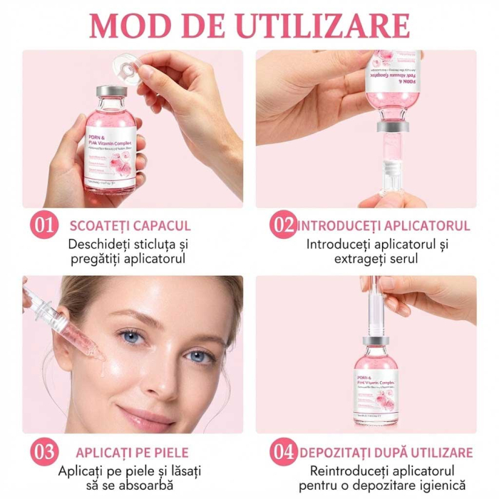 Ser Facial cu PDRN din ADN de Somon, Vitamina B12 si Acid Hialuronic, 60 ml-big