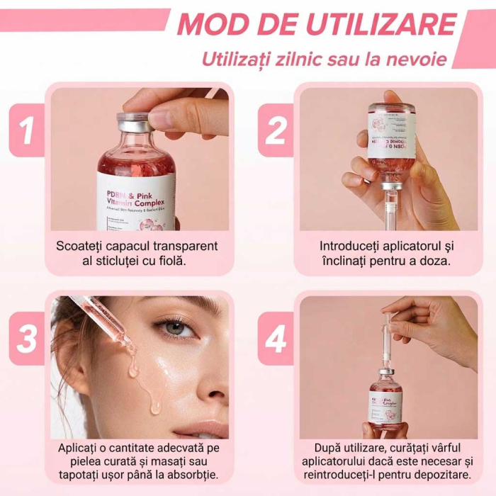 Ser Facial cu PDRN din ADN de Somon, Complex de Vitamine si Peptide, 60 ml-big