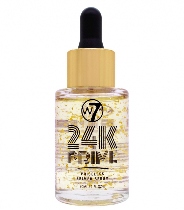 Ser facial cu particule de aur W7 24K Priceless Primer Serum, 30 ml-big