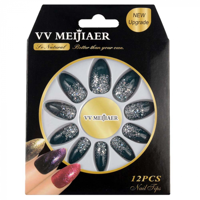 Set 12 Unghii False VV Meijiaer So Natural, 36 Cameleon