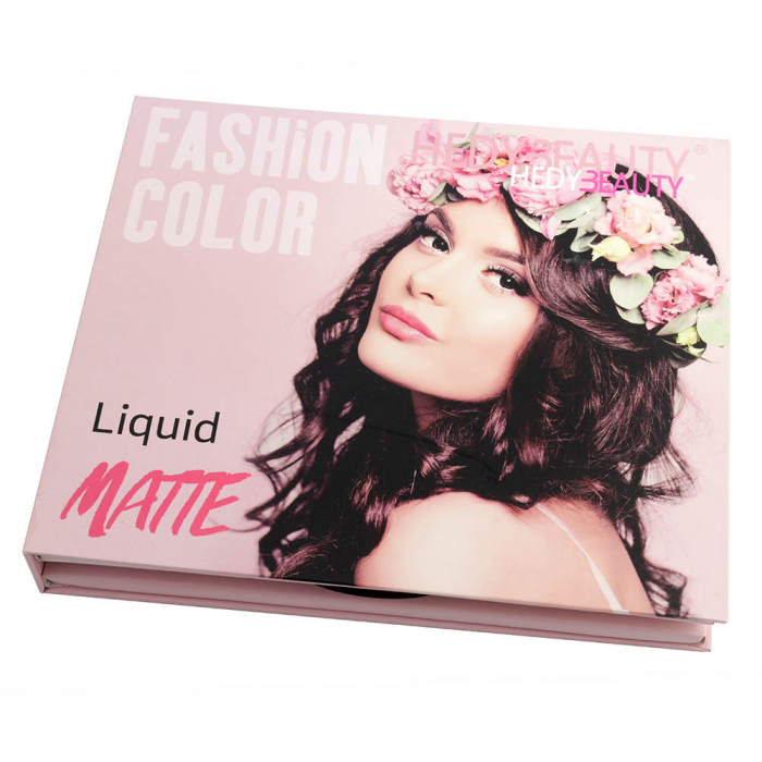 Set 16 rujuri lichide mate fashion color liquid matte, nude roses