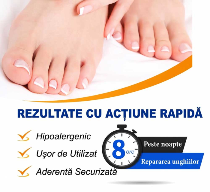 Set 21 Plasturi pentru Unghii Deteriorate si Ingalbenite - Ingrijire Nocturna si Protectie-big